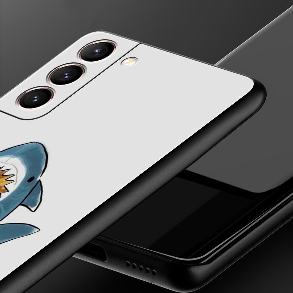 Cute Animals Cat Cartoon Phone Case For Samsung Galaxy S26 Ultra S25 Plus S24 FE S23 S22 5G S21 S20 Cover Black Soft