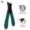 Tagliaunghie a Grande Apertura Mascella Tagliaunghie Spesse Dure Oblique/Piatte Strumento per Manicure in Acciaio Inossidabile Tagliaunghie per Unghie dei Piedi Rifinitore Antispruzzo