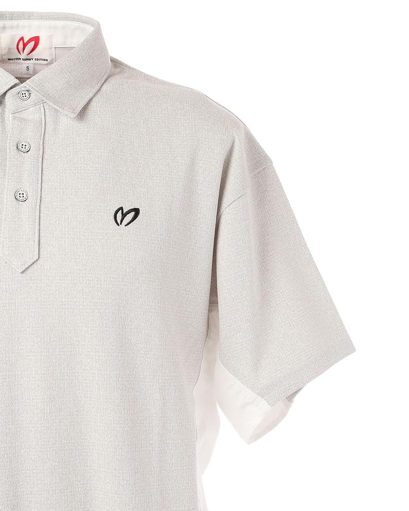 Master Bunny Short Sleeve Polo Shirt Golf 4 Men's (Melange Jacquard) / / 758-5160401 030_White [M]