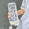 2026 Artistic Cat Insulated Sports Water Cup - Durable, High-Value Outdoor Double-Walled Plastic Design.