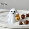 Fine Workmanship Halloween Decor Ghost Ornaments, Resin Desktop Hanging Pumpkin Party Basket Design, for Holiday Cute Ornament