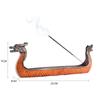 Chinese Retro Dragon Boat Incense Insert, Home Creative Incense Board Ornaments, Office Resin Decoration Crafts