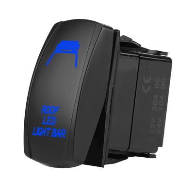 DC 12V 24V Blaue LED 5 Pin Laser Dach LED Lichtleiste EIN AUS Wippschalter für Auto Boot LKW