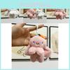 Adorable Plush Octopus White Bunny Keychain Soft Stuffed Animal Backpack Accessory