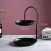 Nordic Luxury Cake Fruit Plate Entrance Key Double-layer Removable Desktop Shelf Jewelry Snack Plate Shelf Decor