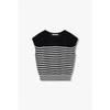 Vov Stripe Pattern Sleeveless Pullover 7155250004