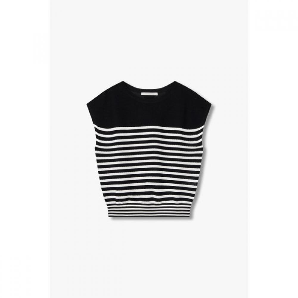 Vov Stripe Pattern Sleeveless Pullover 7155250004