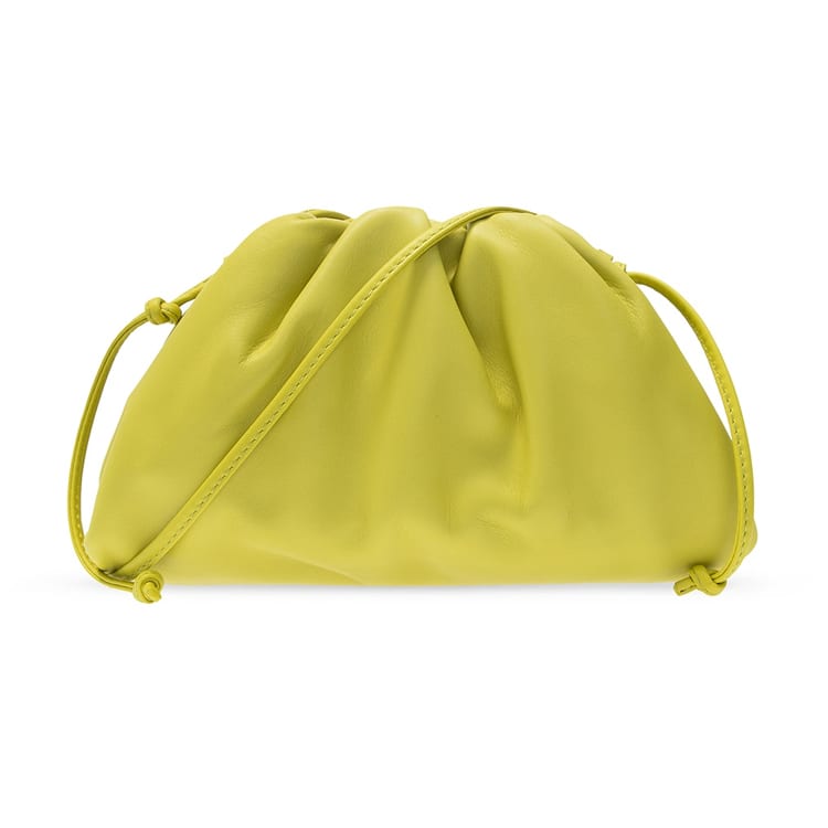Bottega Veneta Cow Leather Shoulder Bag Women's Light Green 585852-VCP40-3520
