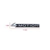 Car Styling 4Motion 3D Rear Trunk Fender ABS Chrome Zinc Alloy Emblem Badge Decal for Volkswagen Tiguan Touareg Tayron