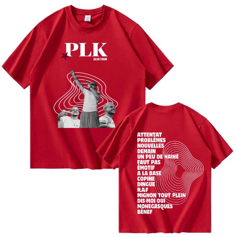 Rapper PLK 2026 Graphic Tshirt Men Women Clothes Fashion Pop Music Tshirts Casual Cotton Cozy Short Sleeves T Shirts Streetwear