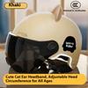 Electric Car Helmet Summer Unisex Battery Car Hard Hat Motorcycle Sun Protection Half Helmet