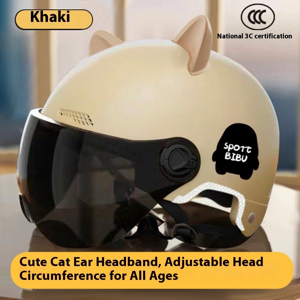 Electric Car Helmet Summer Unisex Battery Car Hard Hat Motorcycle Sun Protection Half Helmet
