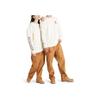 Timberland X CLOT Collaboration Casual Sports Embroidered Printed Geometric Pattern Crew Neck Long Sleeve T-Shirt Unisex Tops White A63MD-V04