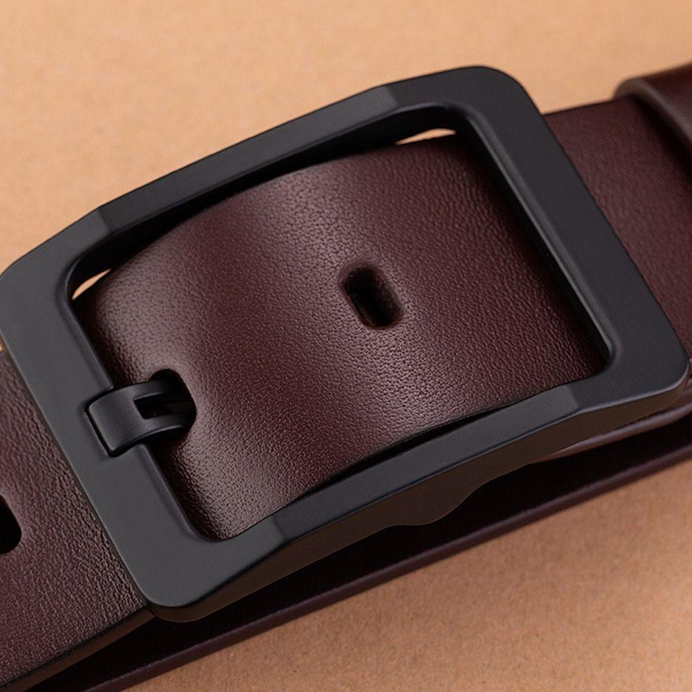 Casual Leather Belt Luxury Design Trouser Dress Belts Man Waist Strap