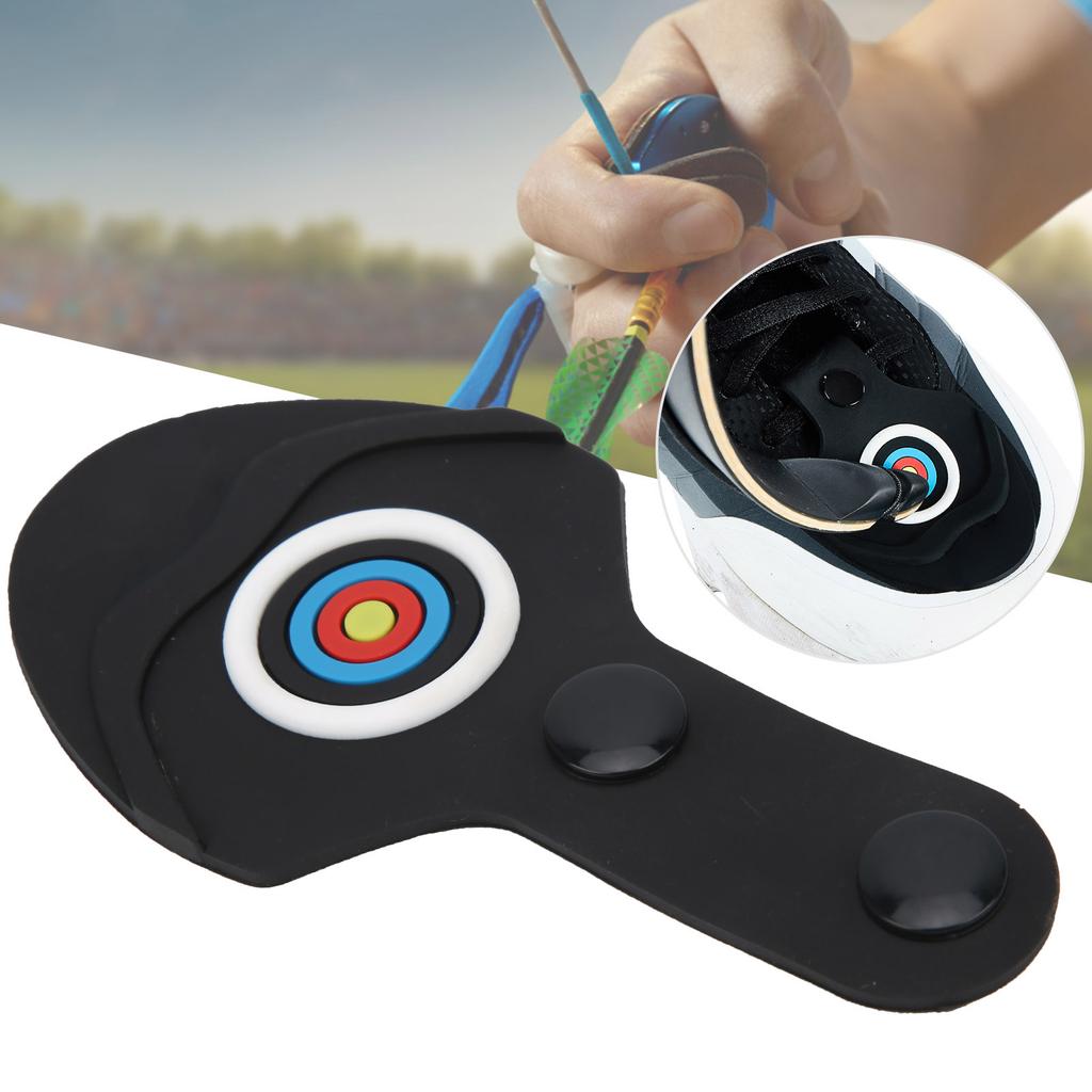 Recurve Bow Limb Protection Archery Break Rubber Pad on Shoes Foot Archery Accessories