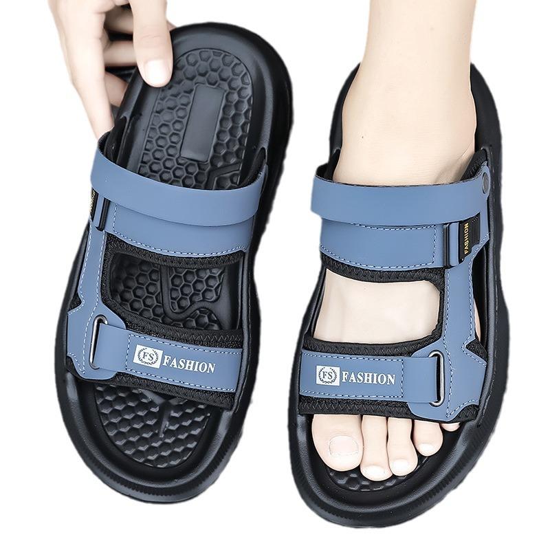 Sandals Men's Summer Wear Non-slip and Wear-resistant Driving Sports Beach Slippers Soft Bottom Stepping On Shit Men's Sandals