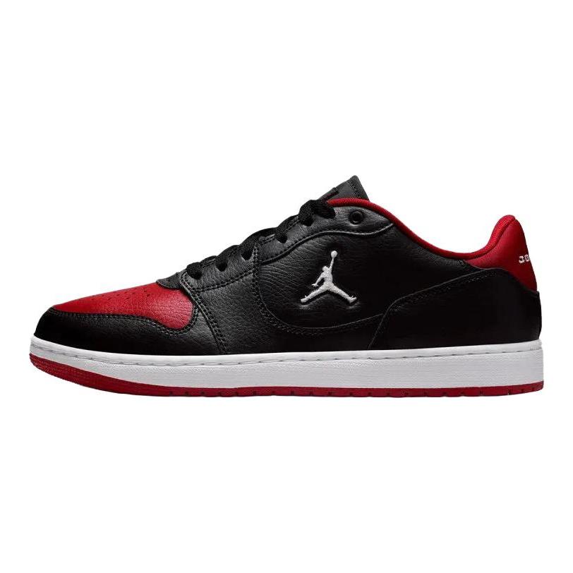Jordan COURT CONNECT Low Top Vintage Basketball Shoes Men's Black Red IQ5698-003