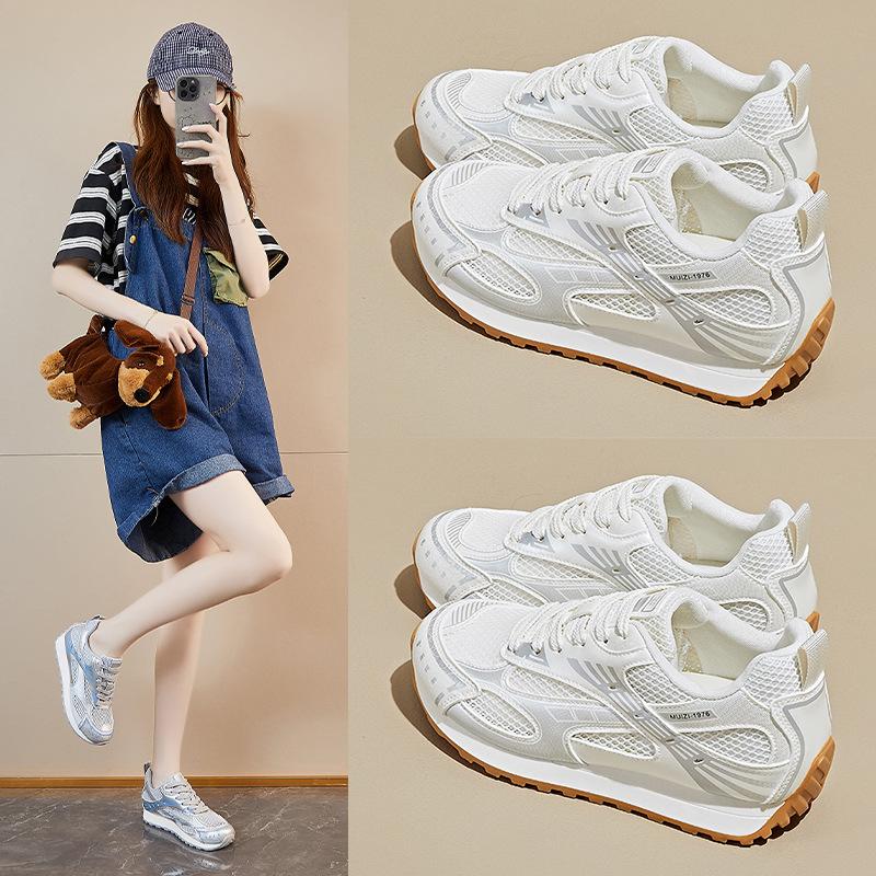 Plateausohle Deutsche Trainingsschuhe Sommer Neu Dünnes Netz Atmungsaktiv Sport Joggen Forrest Gump Schuhe