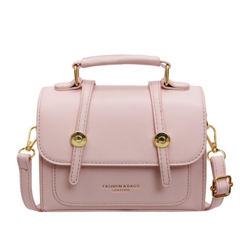 Sac Retro Style Occidental Petit Sac Femme Saisonnière Nouveau Populaire Couleur Unie Bandoulière Mode Portable Carré