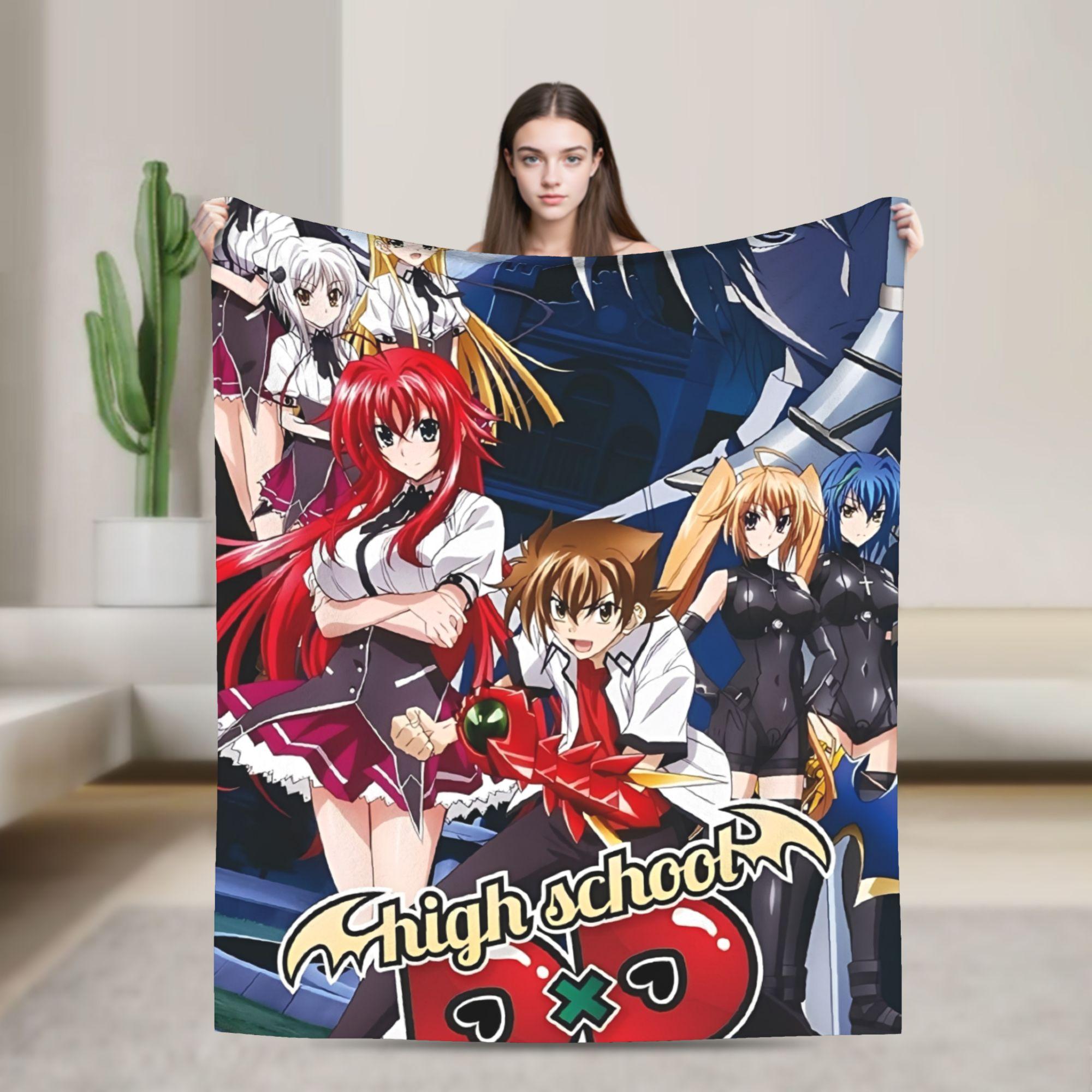 

High School DxD Anime Blanket Quality Warm Soft Bedding Throws Winter Airplane Travel Couch Chair Sofa Bed Novelty Bedspread 130x150cm