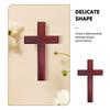 Wooden Wall Cross Decor Christian Hanging Cross 25cmx14.5cm Religious Crucifix for Home Church Wall Decoration
