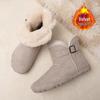 Unisex Fünf-Finger Baumwoll-Winterstiefel 2026 - Samtgefüttert, Warm, Abriebfest, Verdickte Schneestiefel