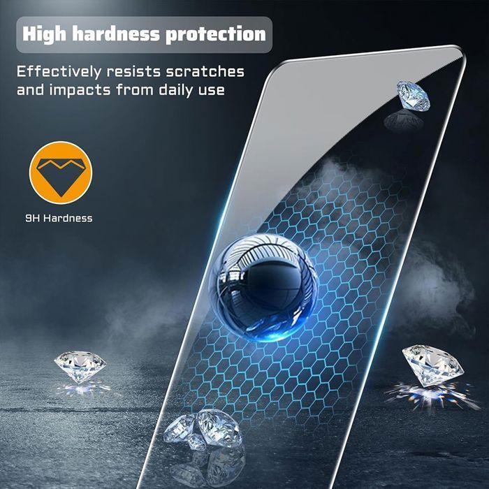 Film de protection en verre trempé - pour iPhone 16e - Lot de 3 - Antichoc - Anti-rayures - 9H