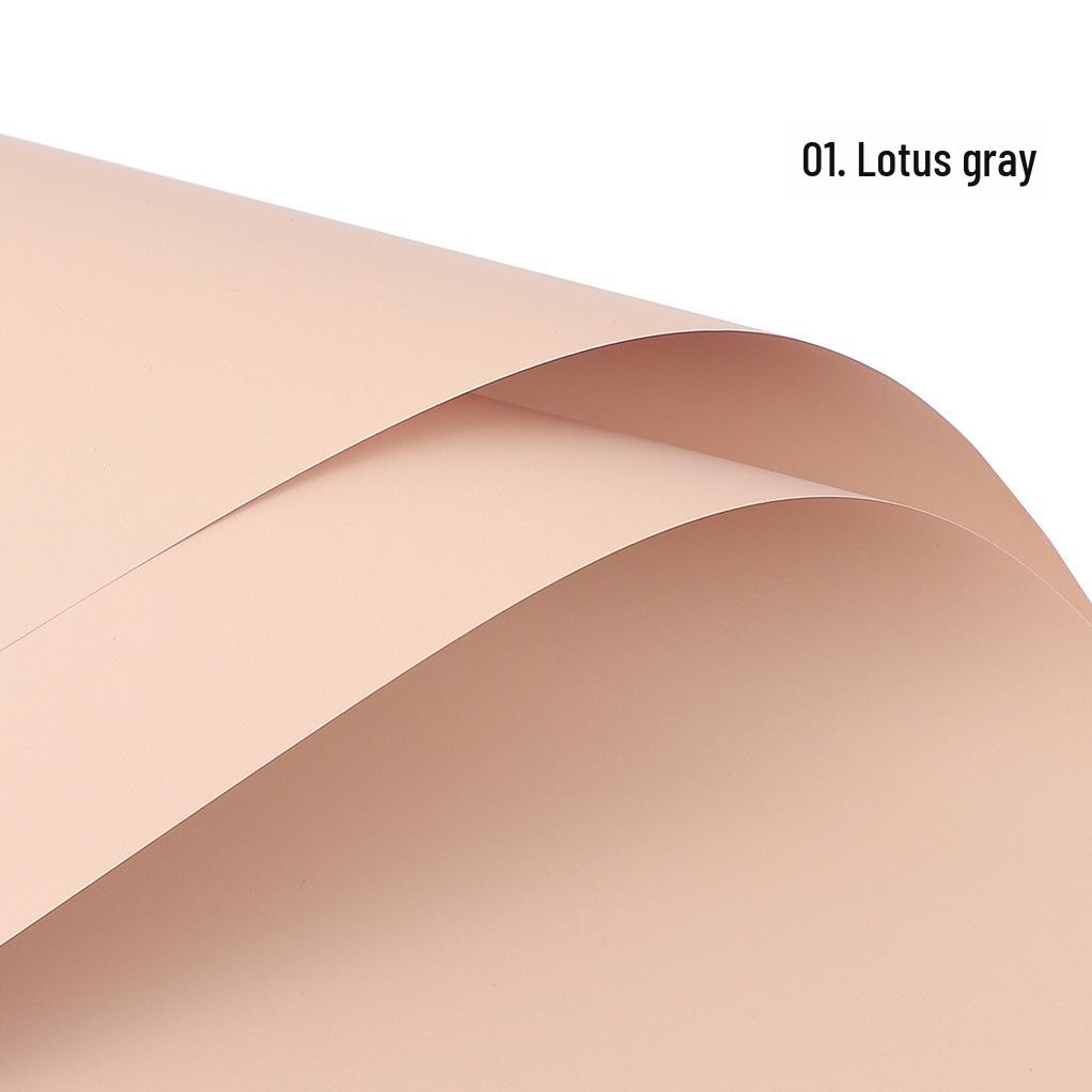 Korean Style Waterproof Flower Wrapping Paper - Pure Color Bouquet Packaging Material