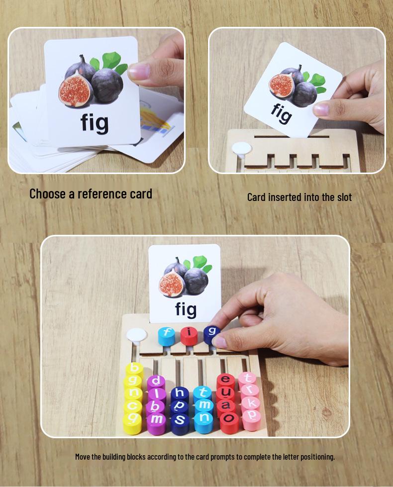 Children's Vowel & Logic Educational Toy for Early Learning & Intellectual Development