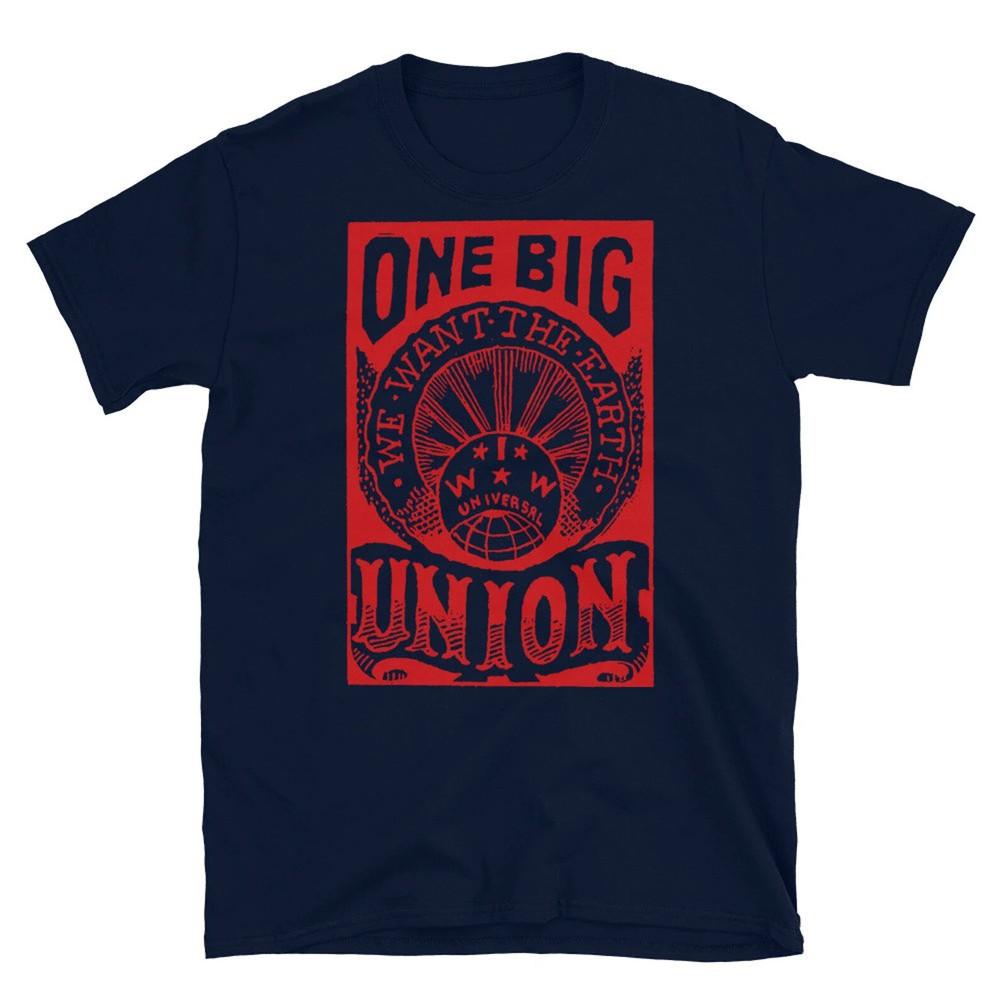 

One Big Union IWW Industrial Workers of the World T shirt tee 2XL