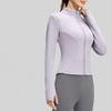 New Spring Autumn Zipper Slim Long Sleeve Top Women Stand Collar Sports Tight Yoga Wear Jacket Female