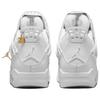 Air Jordan 4 Retro Net - White Women Sneakers Phantom Metallic-Gold FN7251-107