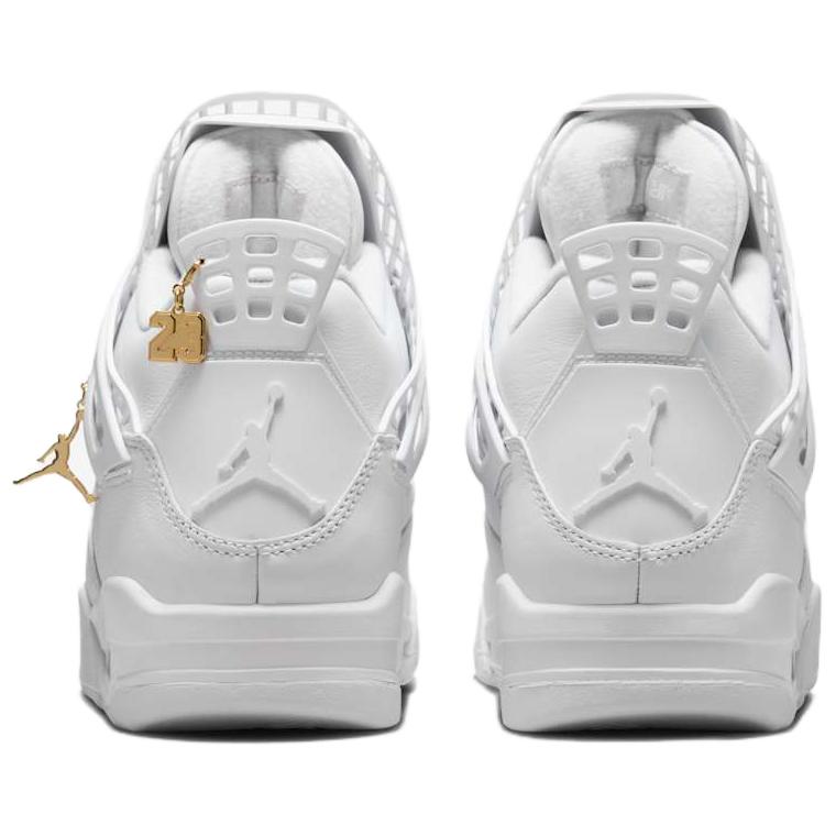 Air Jordan 4 Retro Net - White Women Sneakers Phantom Metallic-Gold FN7251-107