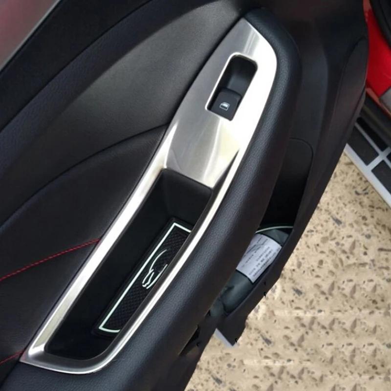 For MG ZS 2018      2024 Interior Door Window Lift Control Switch Panel Trim Buttons Cover Car Accessories