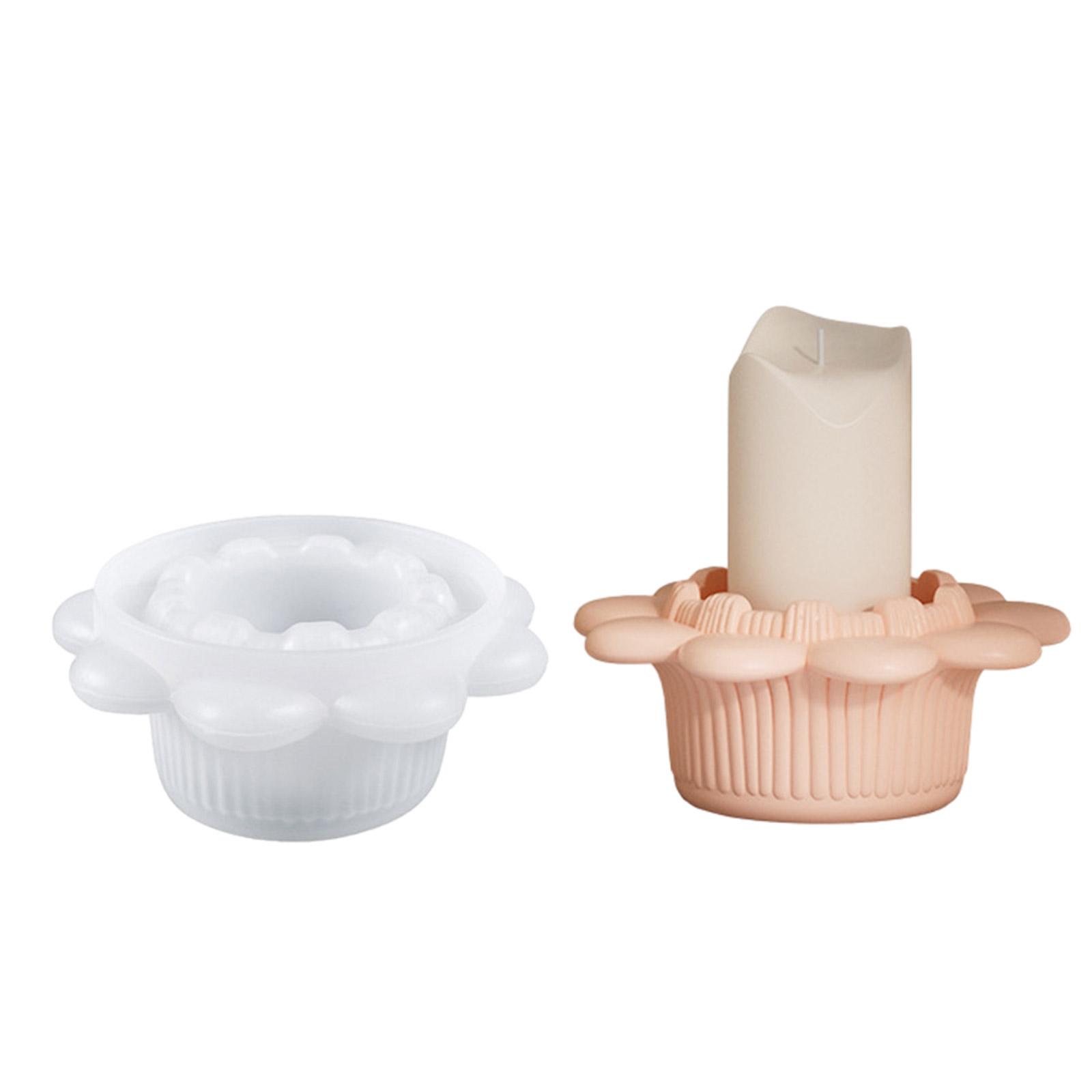 

3D цветок подсвечник форма ручной работы силиконовые бетонные гипсовые формы цветочный горшок контейнер для хранения смолы формы домашний декор