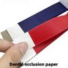 1Box Dental Materials: Mixed Bite Registration Paper, Universal Bite Registration Paper, Blue and Red, Oral Use, Double-Sided