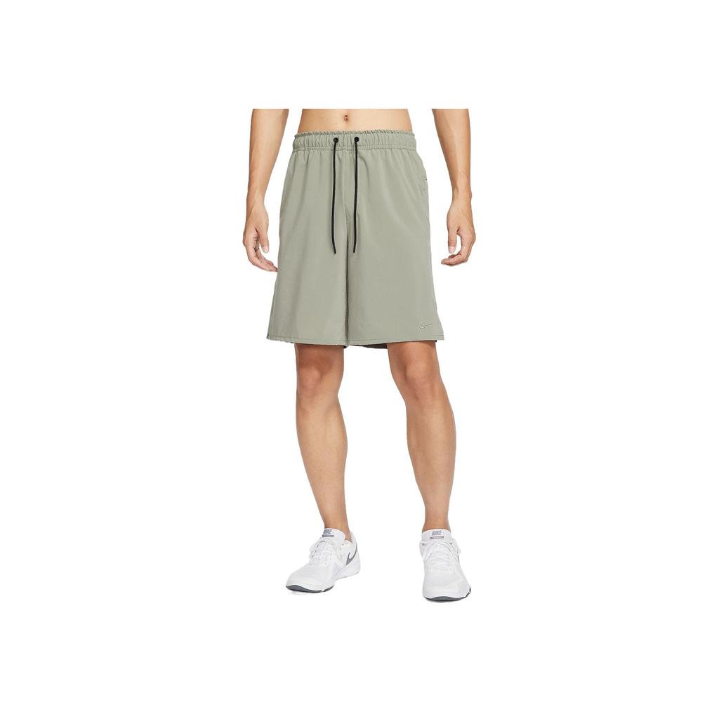 Nike Dri-Fit Unlimited Solid Color Lace-Up Quick-Dry Training Casual Shorts Men Shorts Light-Army-Green DV9331-320