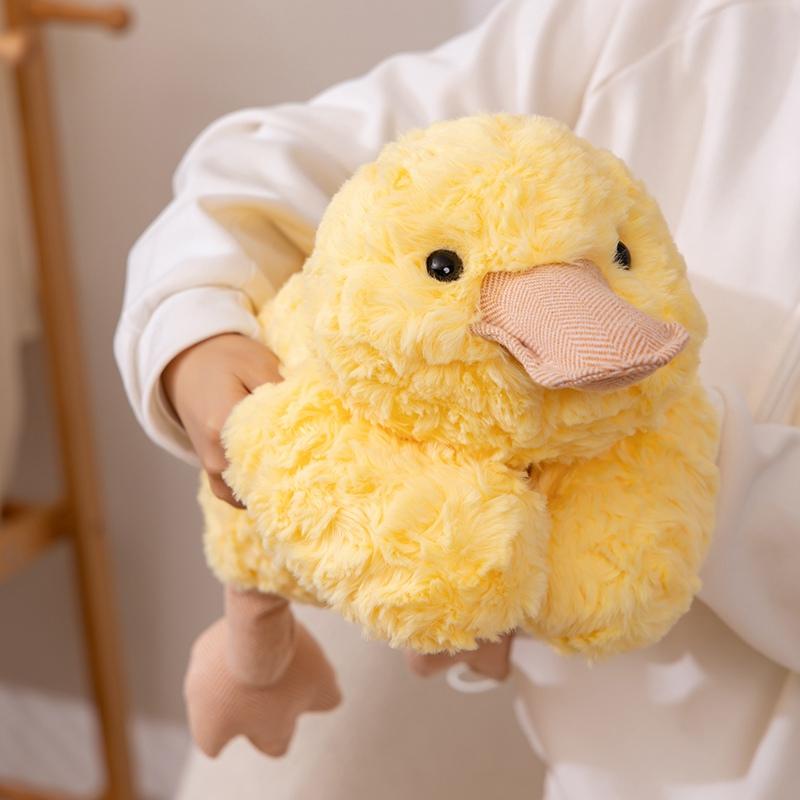 55Cm Lying Four Cartoon Animal Plush Toy Stuffed Bunny Duck Bear Elephant Sleeping Companion Gift