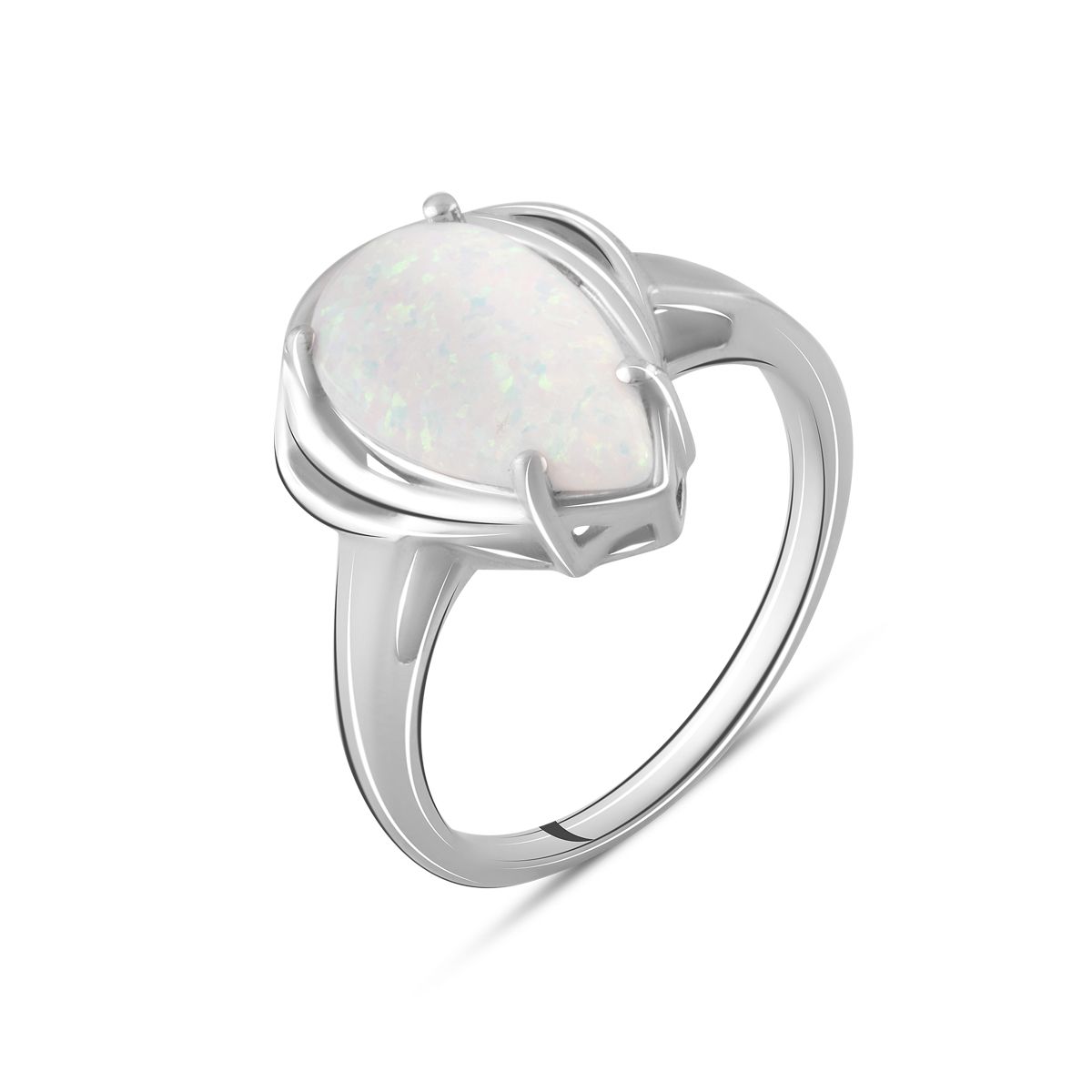 Bague en argent avec opale 1,35 ct (2085737)