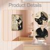 Tin Painting Cat Emotional Decoration Pet Oath Plate Design Plaque Poster for Club Pub Store