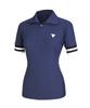 2ELA Ribline Women'S Polo Half-Zip Short Sleeve T-Shirt 4 Colors
