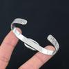 925 Sterling Silver Kambaba Jasper Stone Handmade Wedding Wife Bangle Bracelet