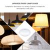 Boho Lamp Shade Paper Pendant Light Shade Simple Japanese style White paper LampShade Ceiling Lighting bedroom home hotel decor