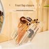 Transparent Dustproof Makeup Brush & Cosmetic Holder for Brushes, Eyebrow & Eyeliner Pencils