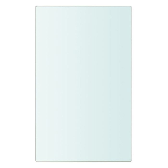 Panneau en verre transparent VIDAXL - 20 x 12 cm - pour étagère