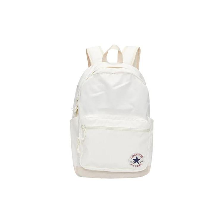 New Converse Polyester Backpack Unisex White 10020533-A06