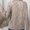 Women Tops V-Neck Long Sleeve Soft Stretchy Loose Fit Pullover Tops Spring Autumn Commuting Style Shirt Vacation Office Wear
