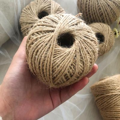Corda di iuta naturale da 30 metri, spago di canapa, decorazione per la casa, matrimonio, nastro di iuta, lavoro manuale, regalo di Natale, festa di compleanno, confezione regalo