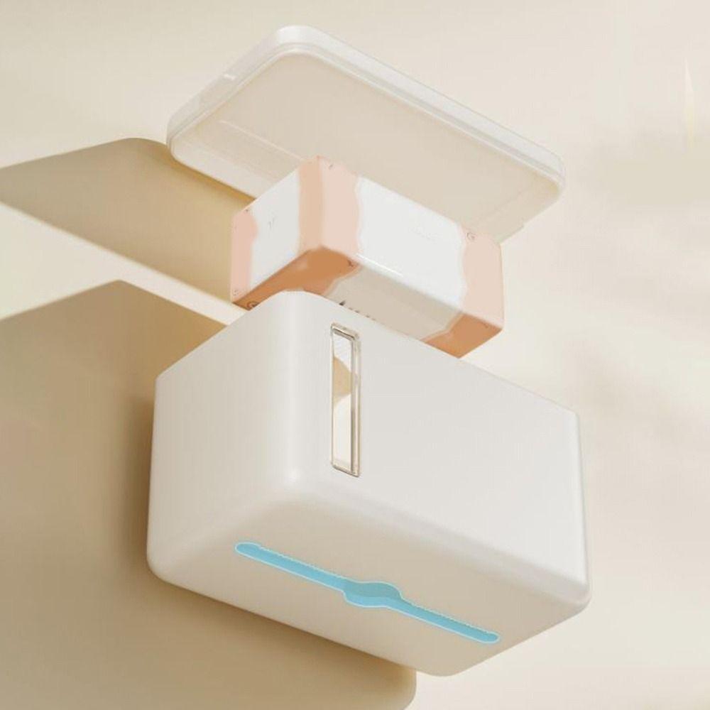 Wall Mounted Paper Towel Holder Detachable Toilet Tissue Box Toilet Paper Dispenser  Kitchen