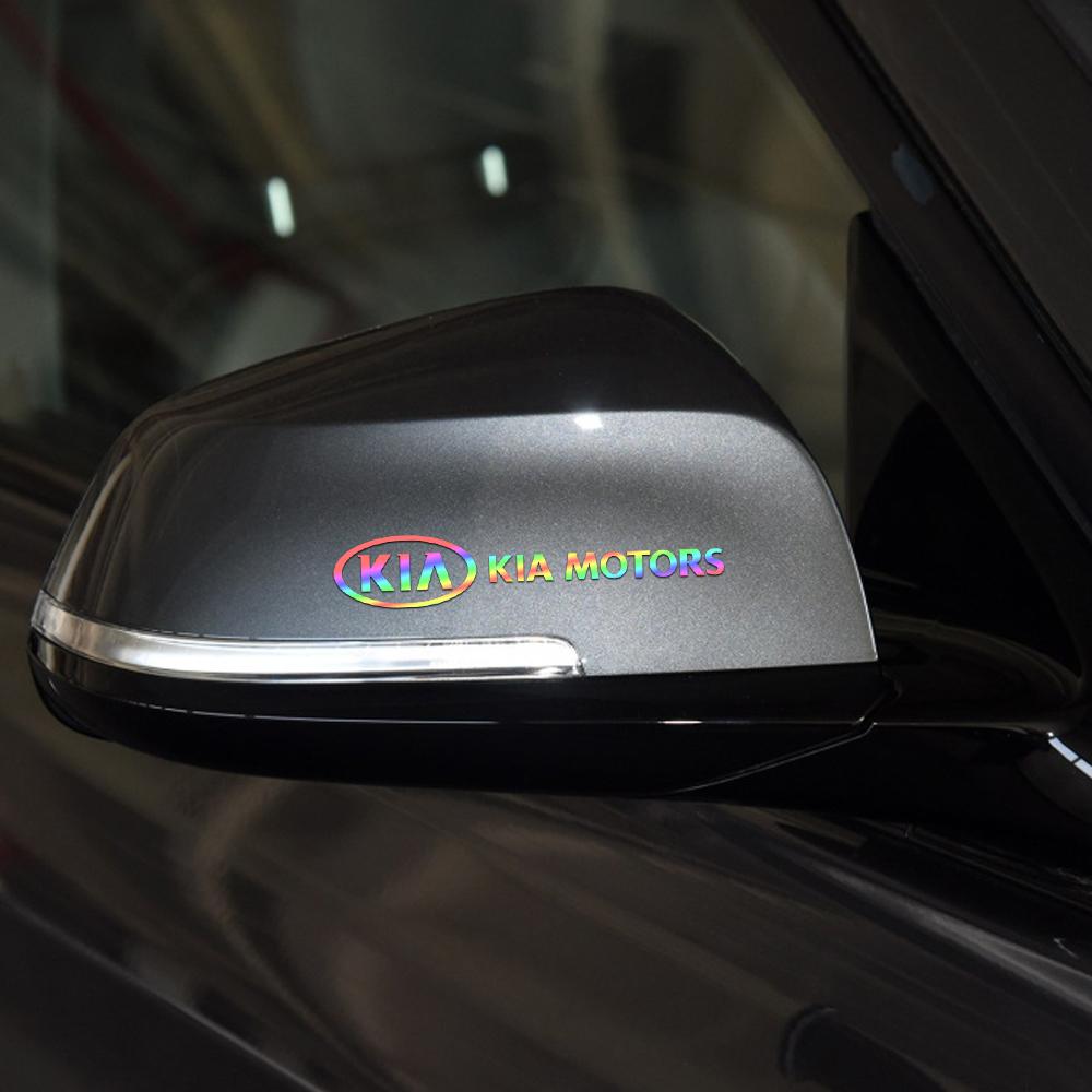 4pcs Car Door Handle Window Wiper Stickers Emblem Auto Accessories For KIA k5 K6 Optima Sorento RIO Picanto Ceed KX1 K4 Sportage